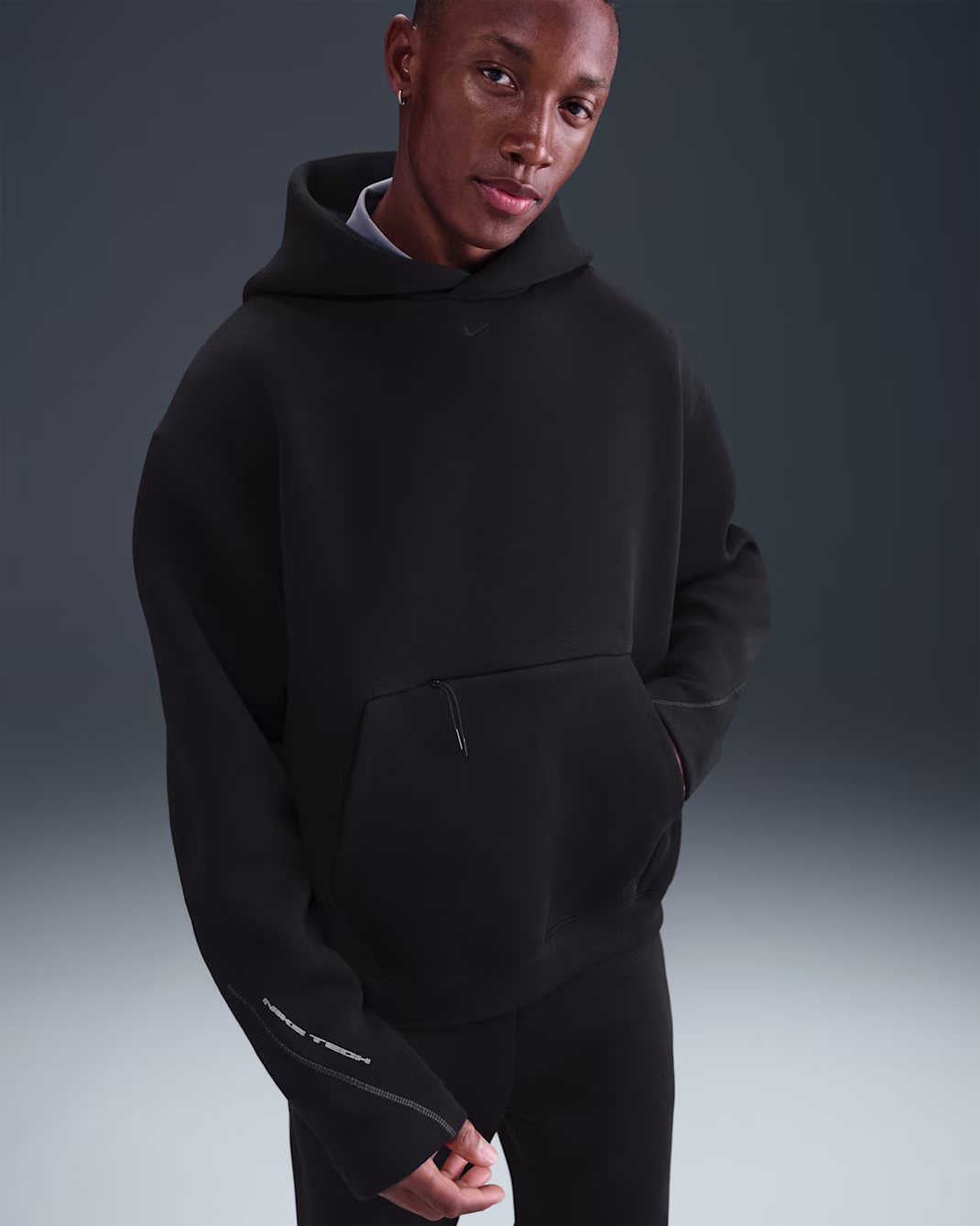 Nike Tech Men's Fleece Oversized Hoodie - Nike - 