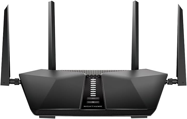 NETGEAR Nighthawk 6-Stream AX5400 WiFi 6 Router (RAX50) - AX5400 Dual Band Wireless Speed (Up to 5.4 Gbps) | 2,500 sq. ft. Coverage - Netgear - 