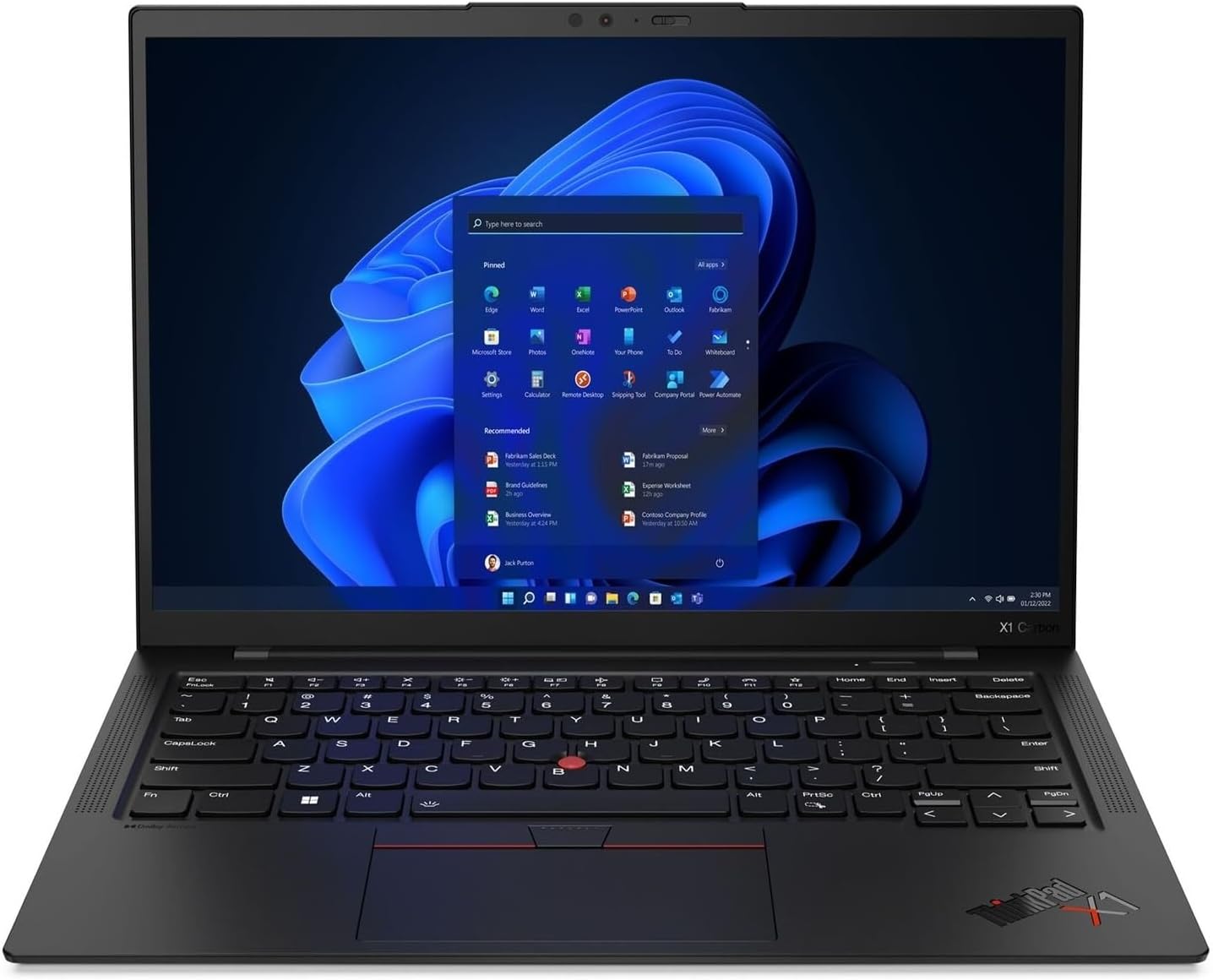 Lenovo Gen 11 ThinkPad X1 Carbon Laptop with Intel Core i7-1365U vPro Processor, 14" WUXGA 100% sRGB Anti-Glare Touchscreen, 32GB LPDDR5 RAM, 1TB Gen4 Performance SSD, Thunderbolt, and Windows 11 Pro - Lenovo - 