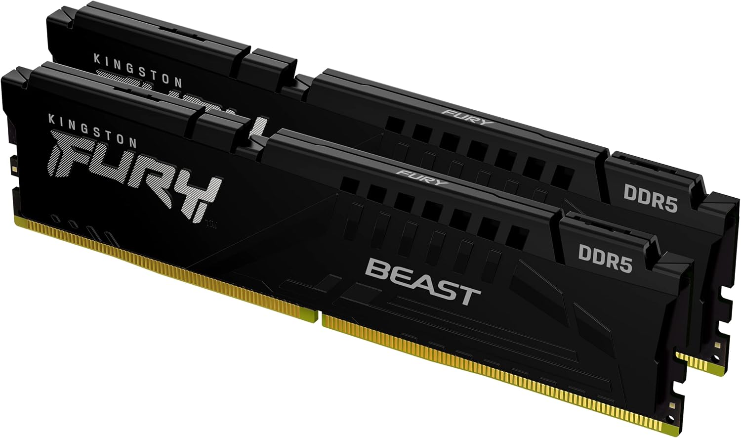 Kingston FURY Beast 32GB (2x16GB) 5200MT/s DDR5 CL40 Kit of 2 Desktop Memory KF552C40BBK2-32 - Kingston - 