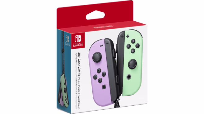 Nintendo Switch Joy-Con (L)/(R) Pastel Purple / Pastel Green - Nintendo - 