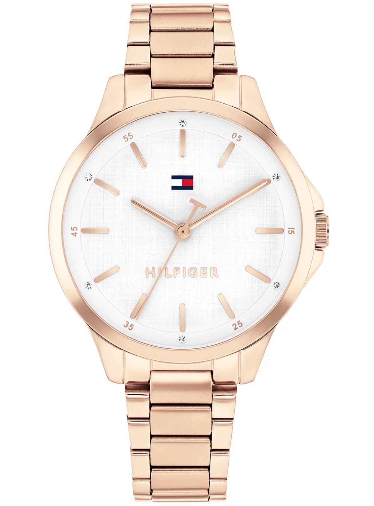 Women's Quartz Carnation Gold Tone Stainless Steel Bracelet Watch - Macy's - 