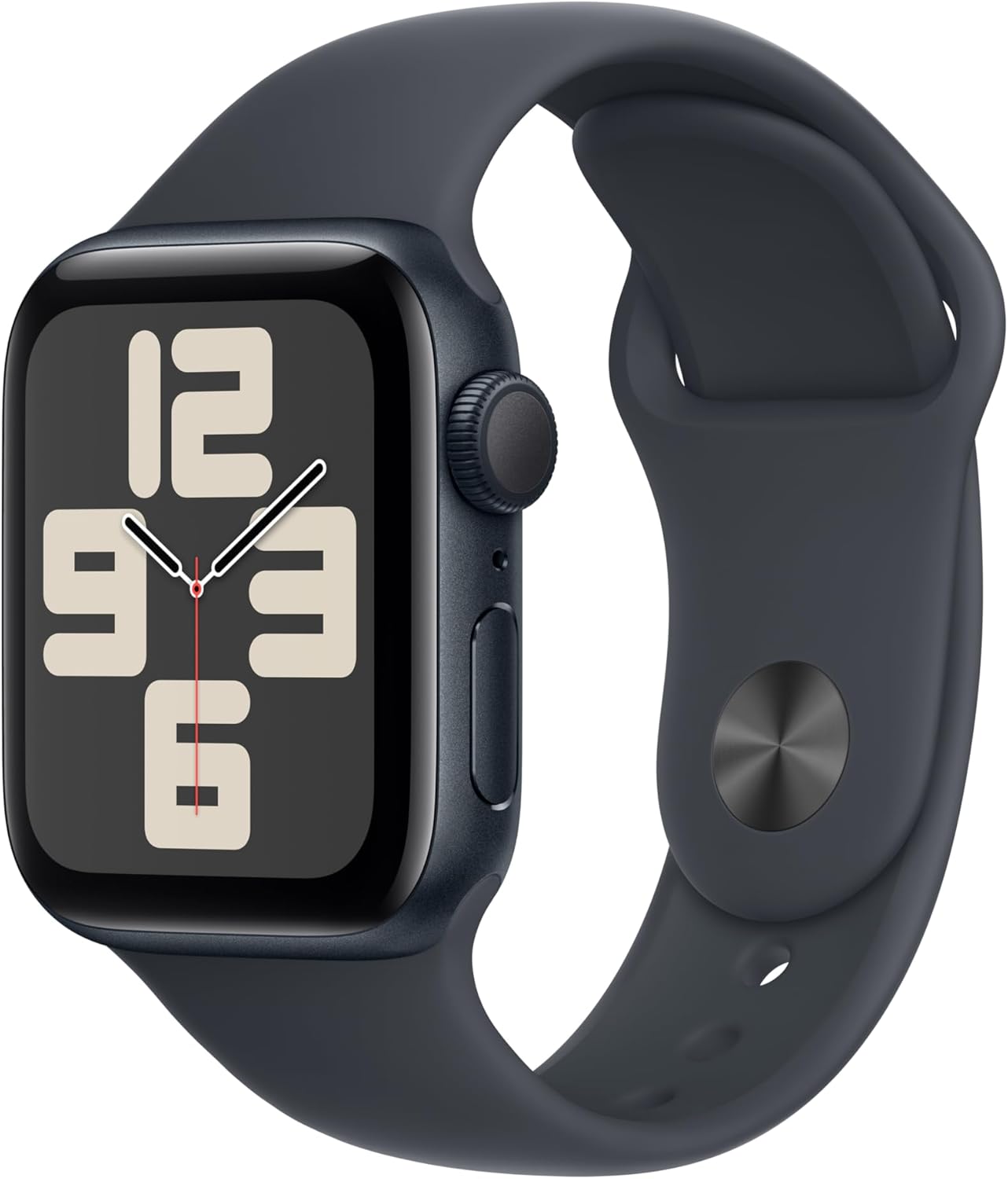 Apple Watch SE (2nd Gen) [GPS 40mm] Smartwatch with Midnight Aluminum Case with Midnight Sport Band S/M. Fitness and Sleep Trackers, Crash Detection, Heart Rate Monitor, Retina Display - Apple - 
