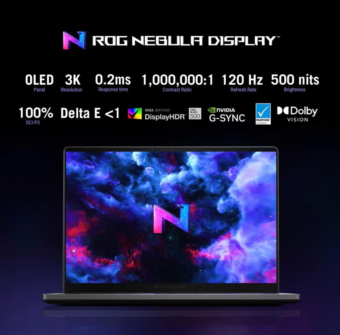 ASUS ROG Zephyrus G14 AI Gaming Laptop 14.0" 120Hz Display (AMD Ryzen 9 270, GeForce RTX 5070 8GB, 32GB LPDDR5X, 2TB PCIe SSD, RGB Keyboard, WiFi 7, Webcam, Win 11 Pro) w/DKZ USB Port Expander - View image 5