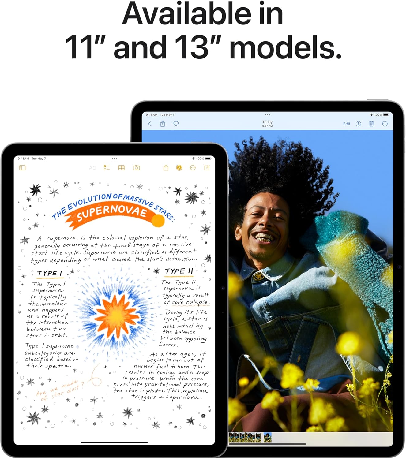 iPad Air 11-inch (M2): Built for Apple Intelligence, Liquid Retina Display, 256GB, 12MP Front/Back Camera, Wi-Fi 6E, Touch ID, All-Day Battery Life — Purple - View image 6