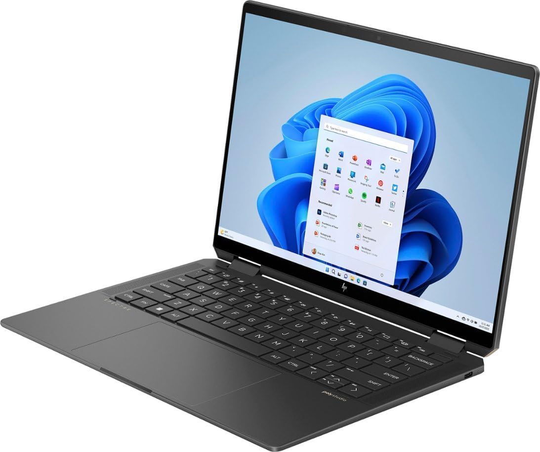 HP Spectre x360 2-in-1 14 Laptop 2024 14” 2880 x 1800 120hz Touchscreen, Intel Evo Core Ultra 7 155H, 16-core, Intel Arc Graphics, 16GB LPDDR5, 2TB SSD, Backlit KB, Thunderbolt 4, FP, Windows 11 Pro - View image 2