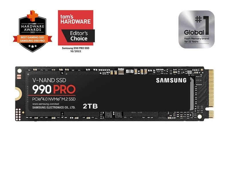 Samsung 2TB PCIe 4.0 NVMe™ M.2 SSD 990 PRO - Samsung - 